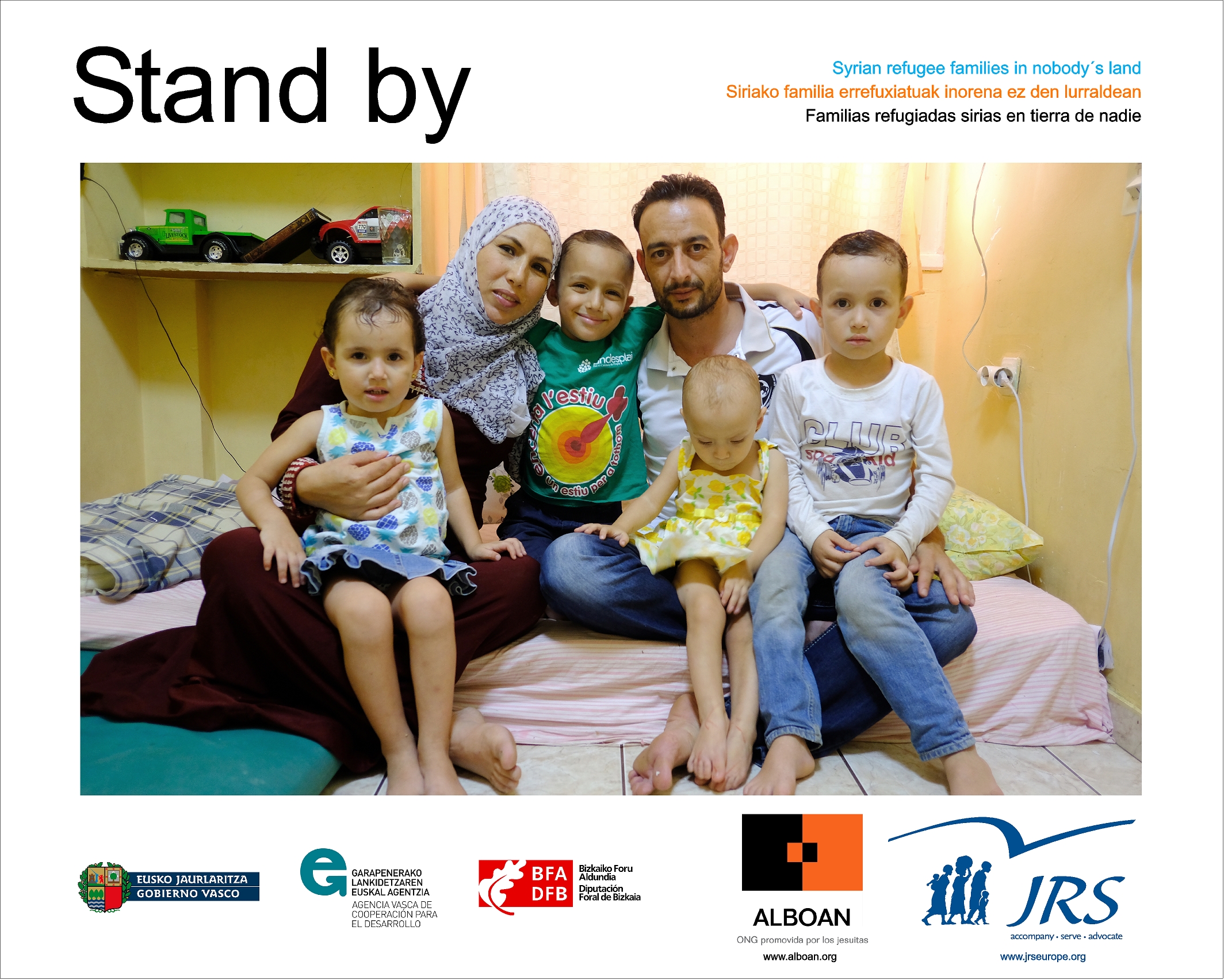 Stand by, exposición sobre familias refugiadas sirias 