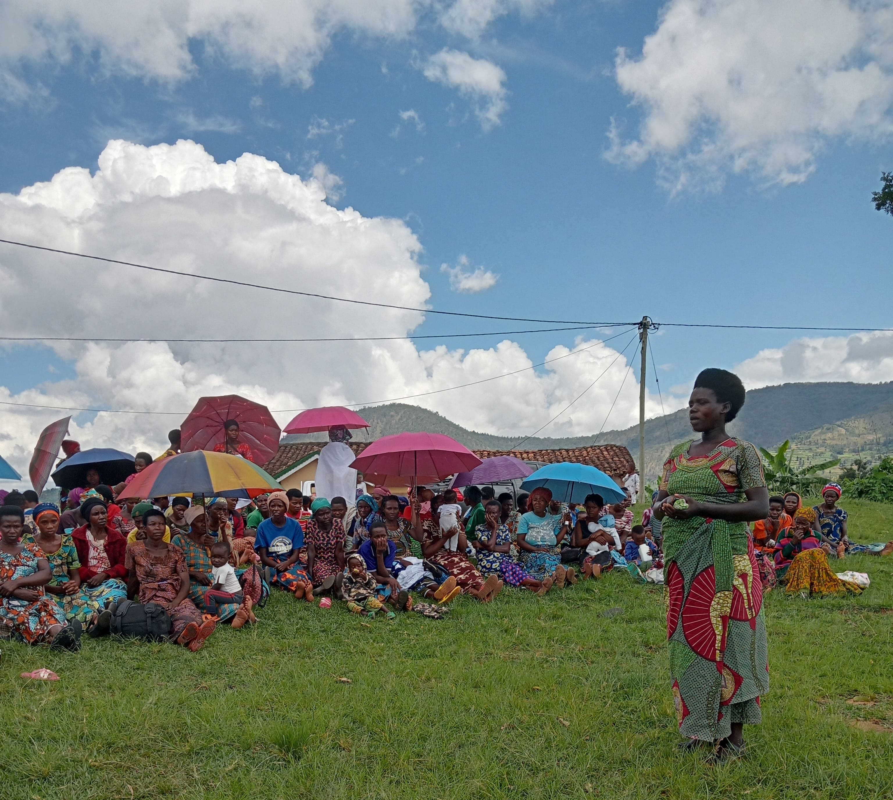 Concentración de mujeres en Ruanda