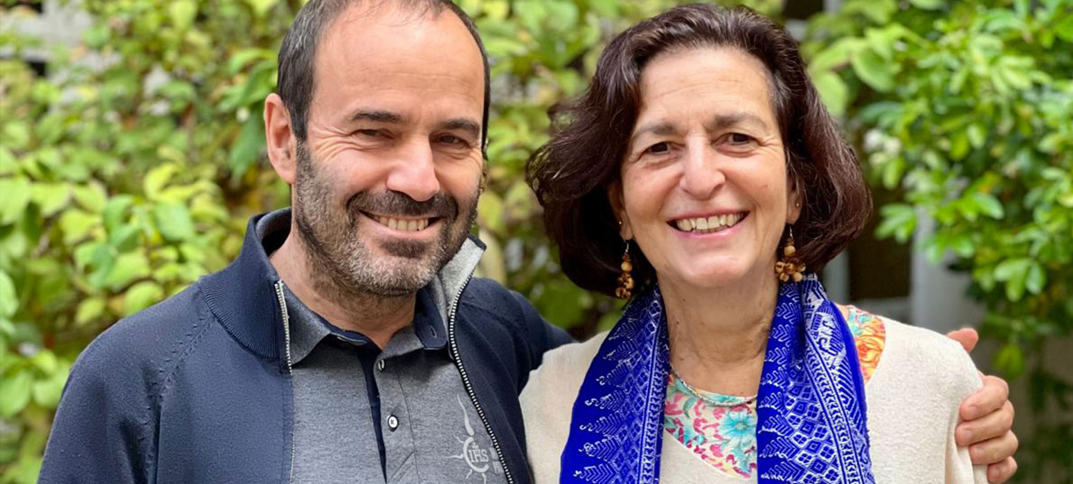 Martin Iriberri y Jenny Cafiso