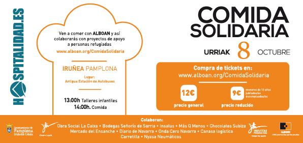  Jornada solidaria con las personas refugiadas en Pamplona