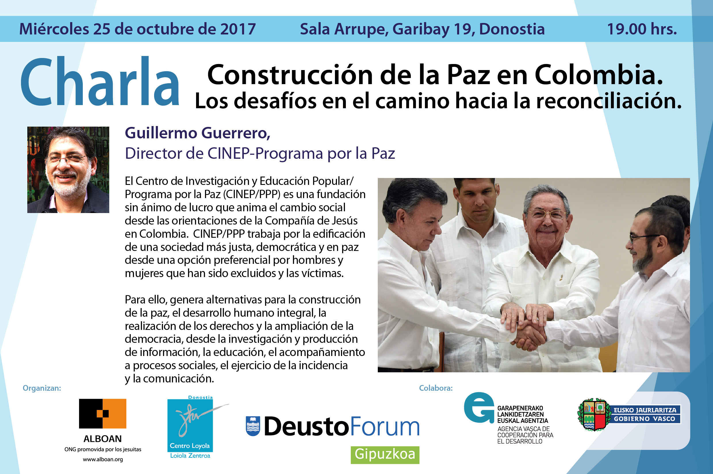 Conferencia "Construcción de la Paz en Colombia"