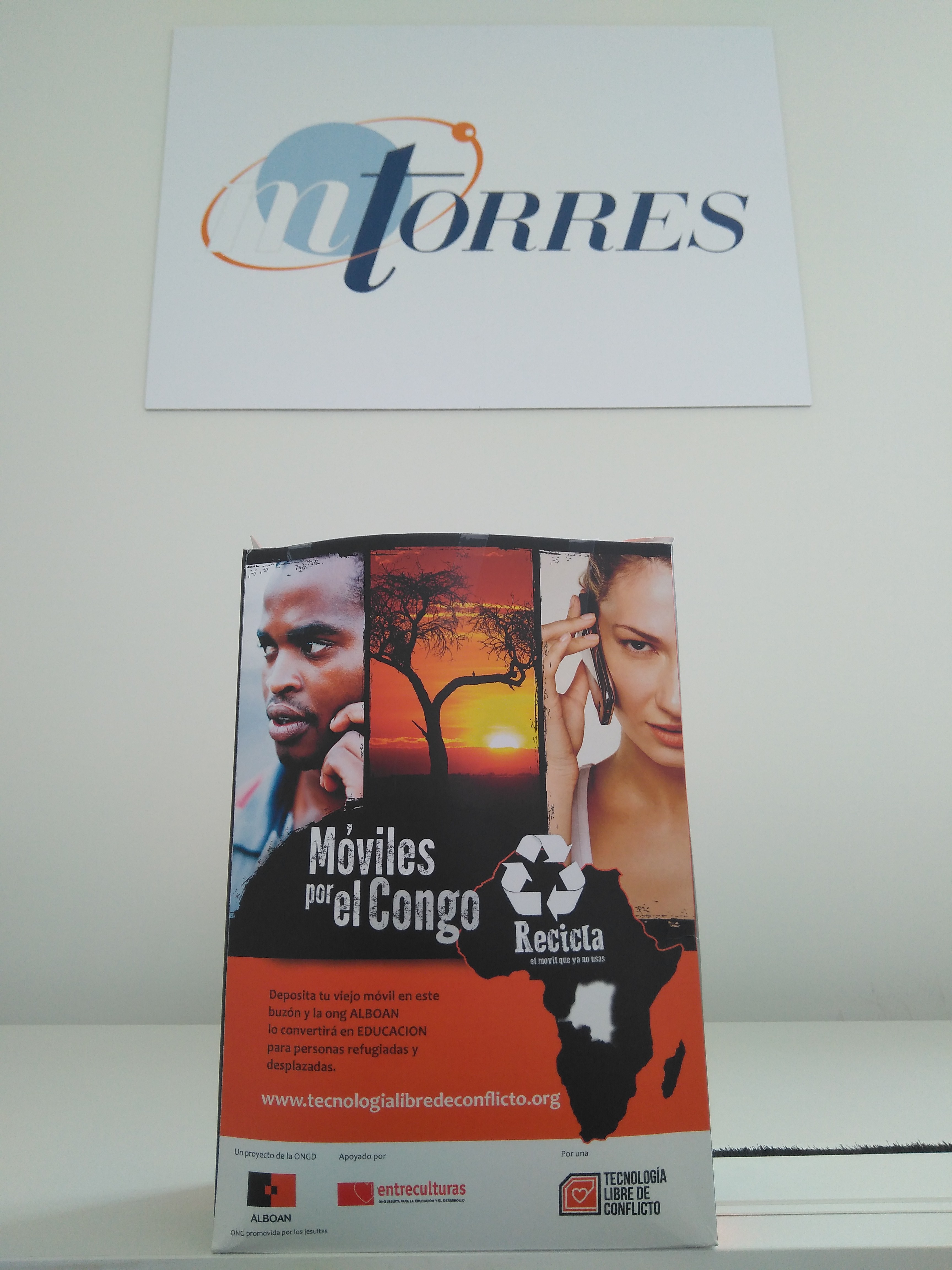 MTorres participa en la iniciativa Móviles por el Congo