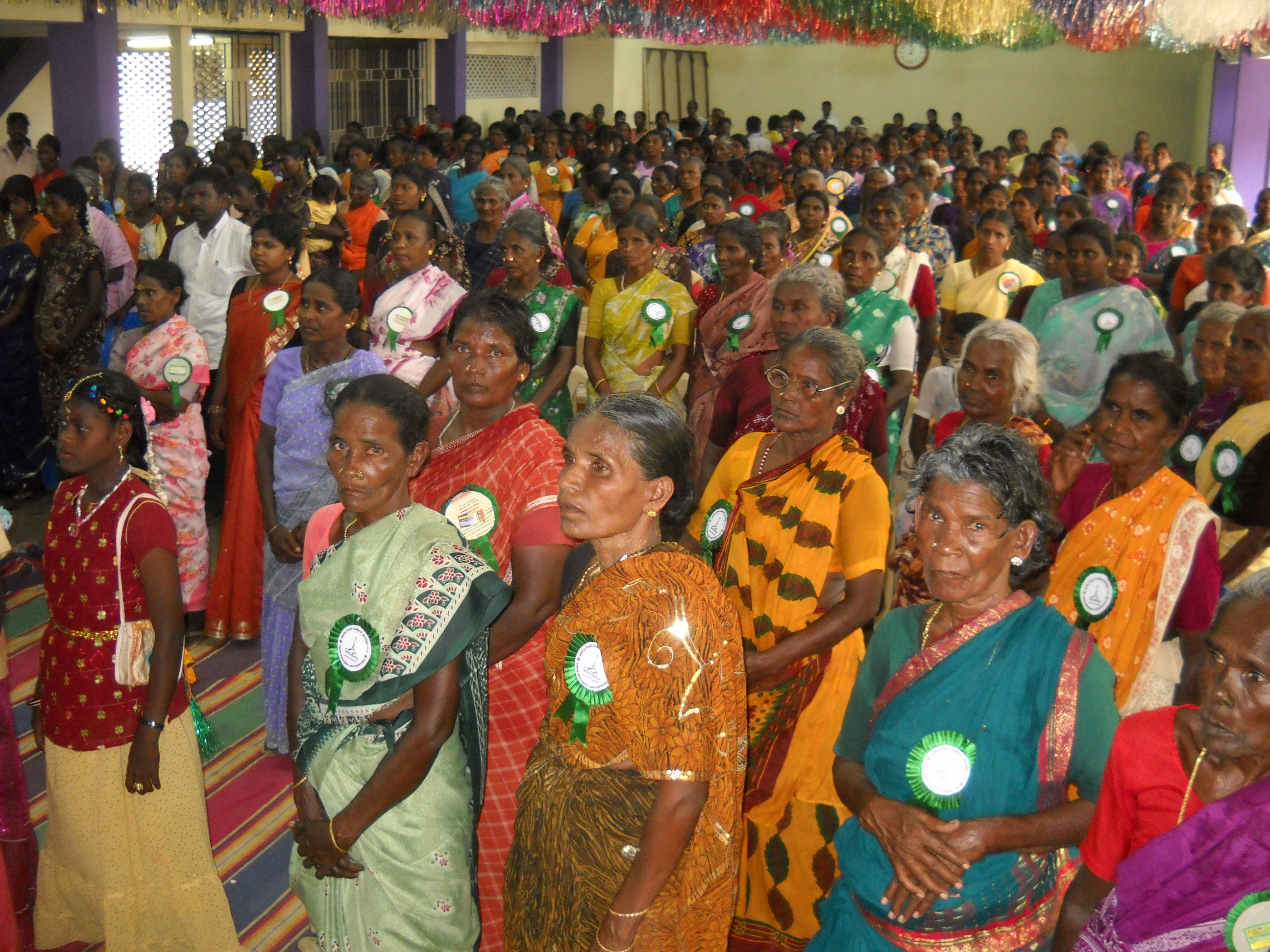 El equipo de Mutualia, por los derechos de las mujeres dalit en Tamil Nadu