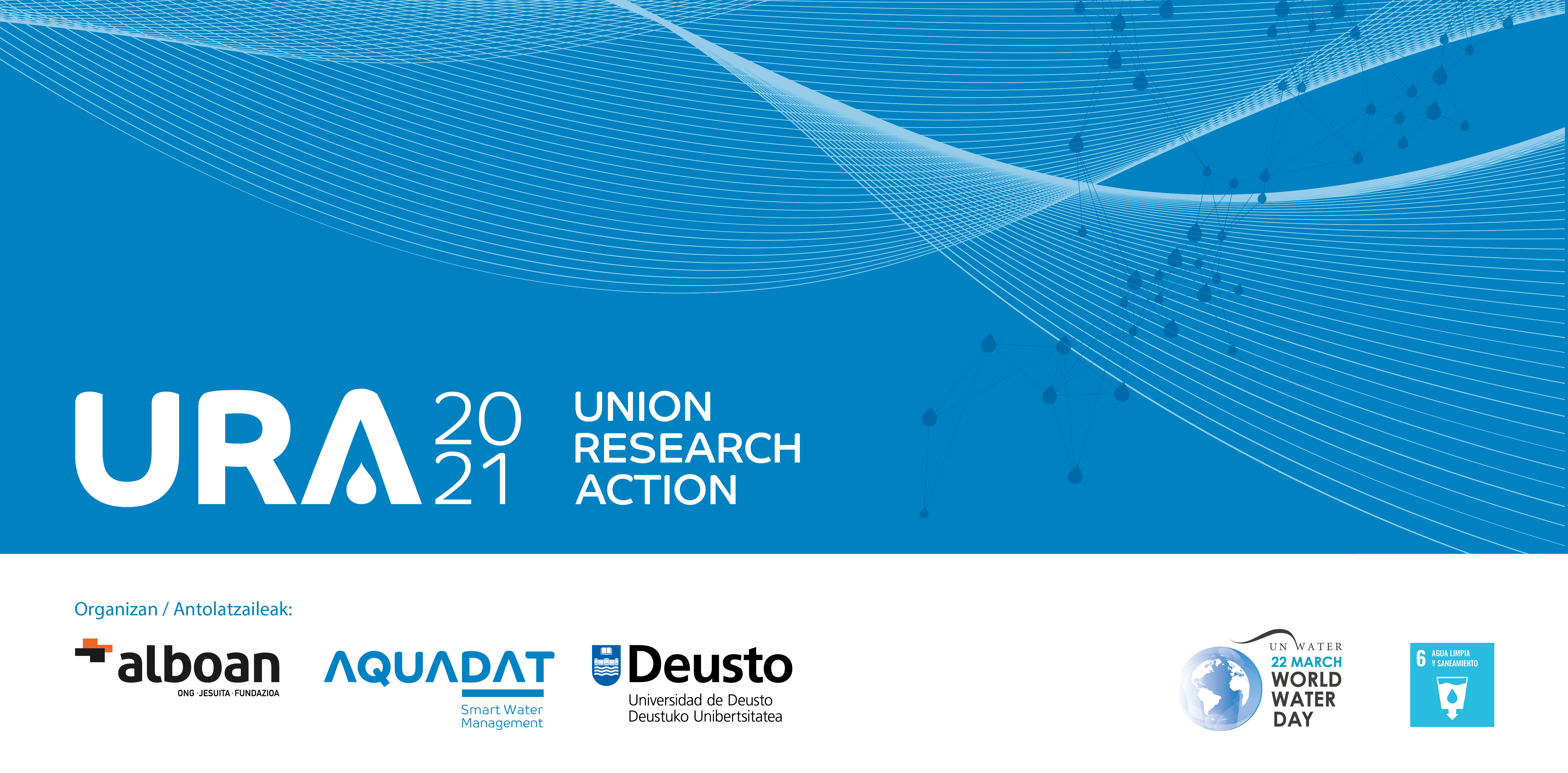 Alboan, AQUADAT y la Universidad de Deusto lanzan el proyecto “URA 20-21” para sensibilizar sobre la crisis mundial del agu