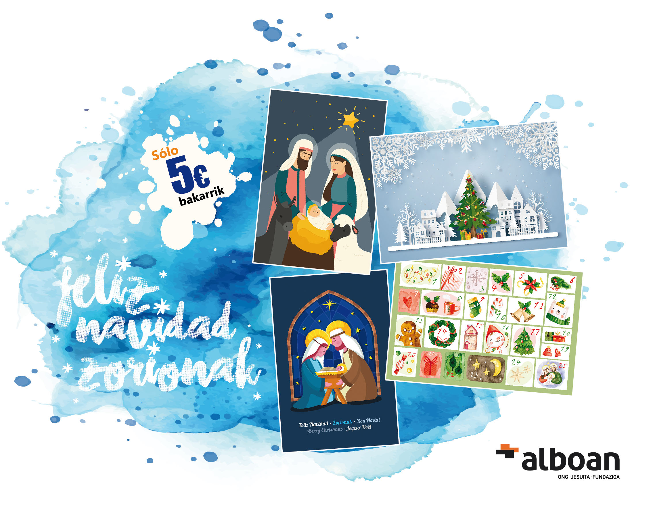 Felicita la Navidad con Alboan