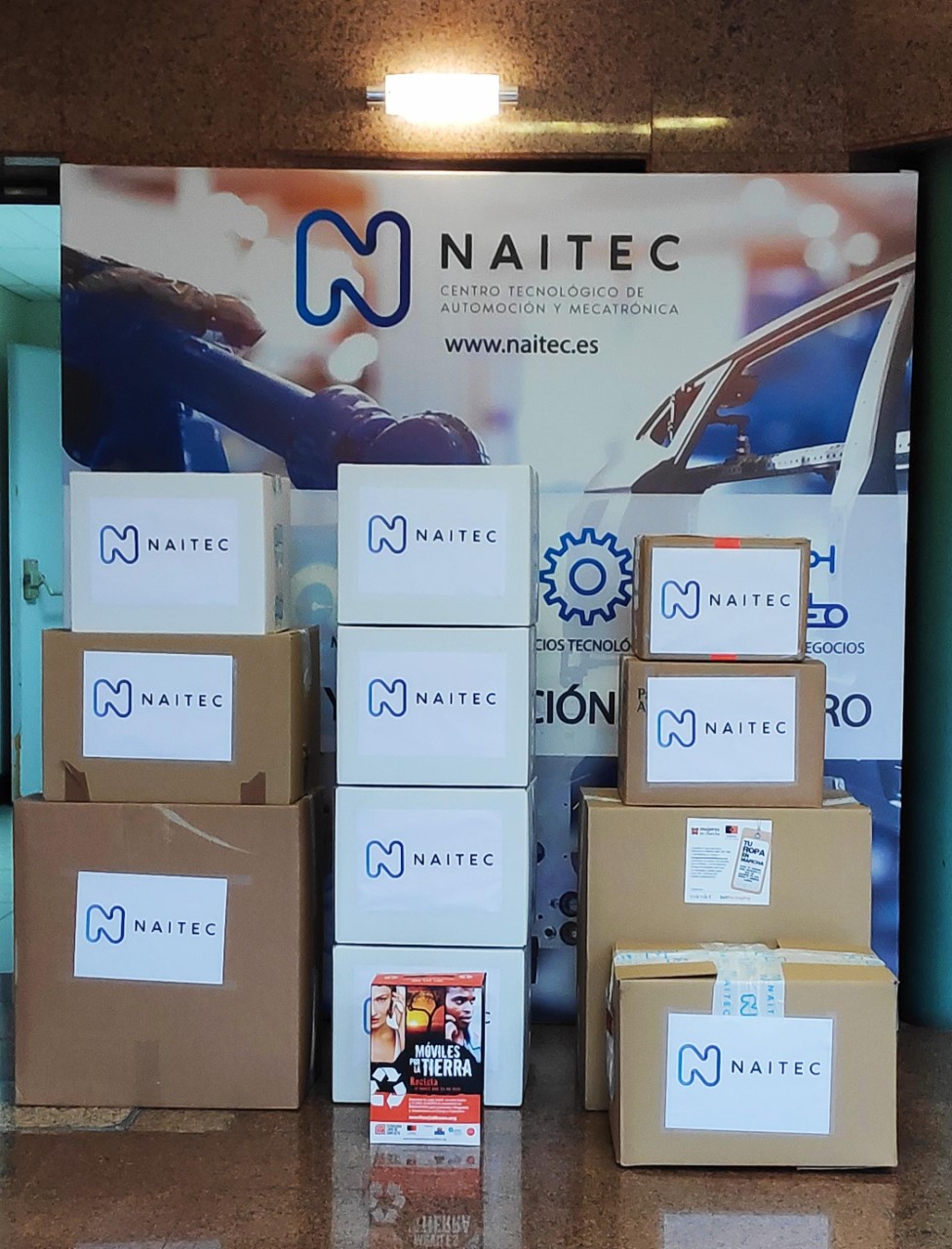 Doble colaboración de Naitec en iniciativas solidarias