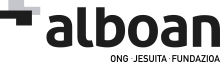 Logotipo alboan negro